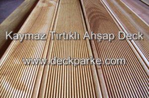 Ahşap Deck Bakımı Kaymaz Tırtıklı Ahşap Deck