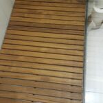 Duş & Banyo Zeminleri için Ahşap Izgara birmanya teak ahşap duş ızgarası