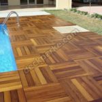 Ahşap Karo Deck iroko kare deck