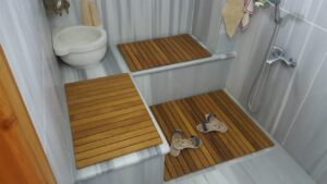 Duş & Banyo Zeminleri için Ahşap Izgara ahşap duş ızgarası kurna hamam