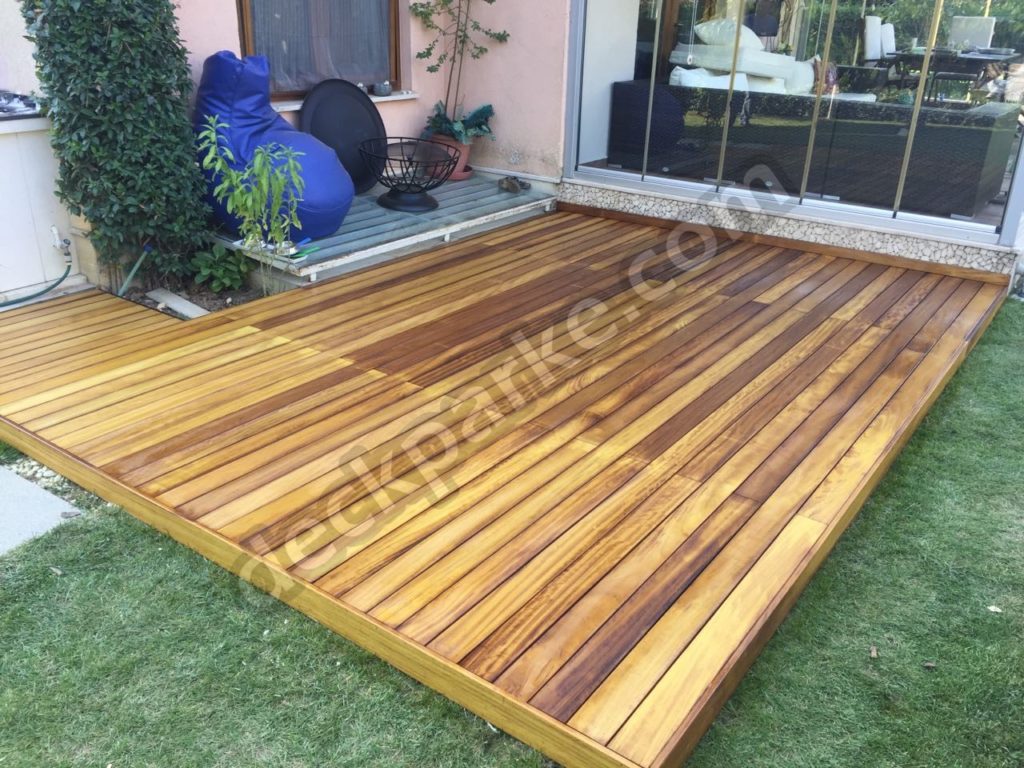 Iroko Deck Bahçe Zemin Kaplama Çekmeköy Villa 1024x768