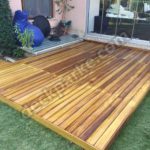 Iroko Deck Bahçe Zemin Kaplama Çekmeköy Villa 150x150