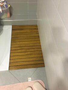 Duş & Banyo Zeminleri için Ahşap Izgara katlanır duş ızgarası