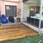 İroko Ahşap Deck Parke Dış Mekan Bahçe Kaplama Çekmeköy İstanbul 150x150