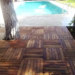 Ahşap Karo Deck 50x50cm Teak Karo Deck 150x150