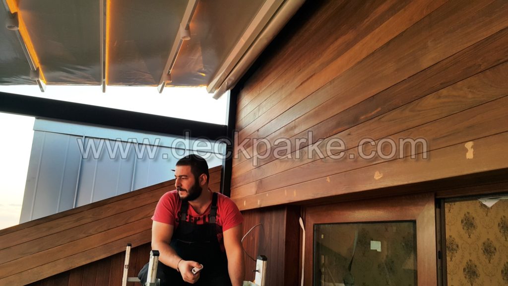 Ahşap Tik Deck Cephe Montaj Beykoz Kavacık Uygulama 1024x576