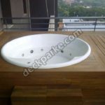 İroko Teak Deck Ahşap Jakuzi Banyo Zeminleri 150x150